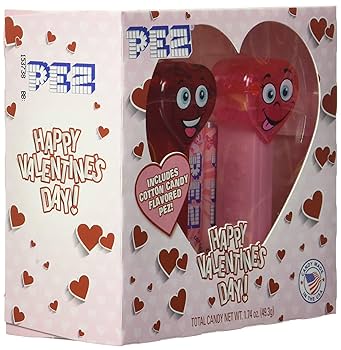 PEZ ペッツ　リンツハート 2021 Valentine Pez Heart Silly and Happy Lighter Variations